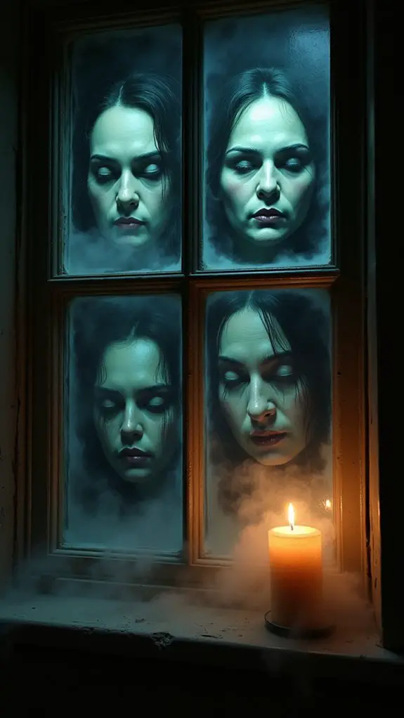 creepy moving eye portraits