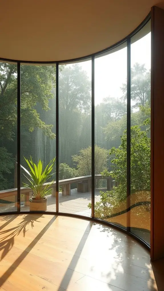 curved corner windows appeal