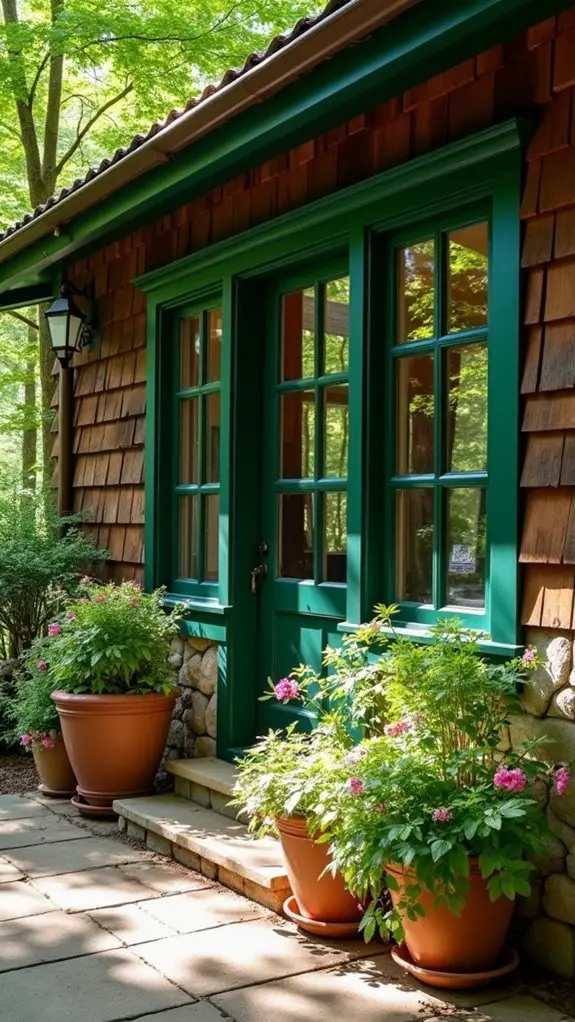 deep forest green charm