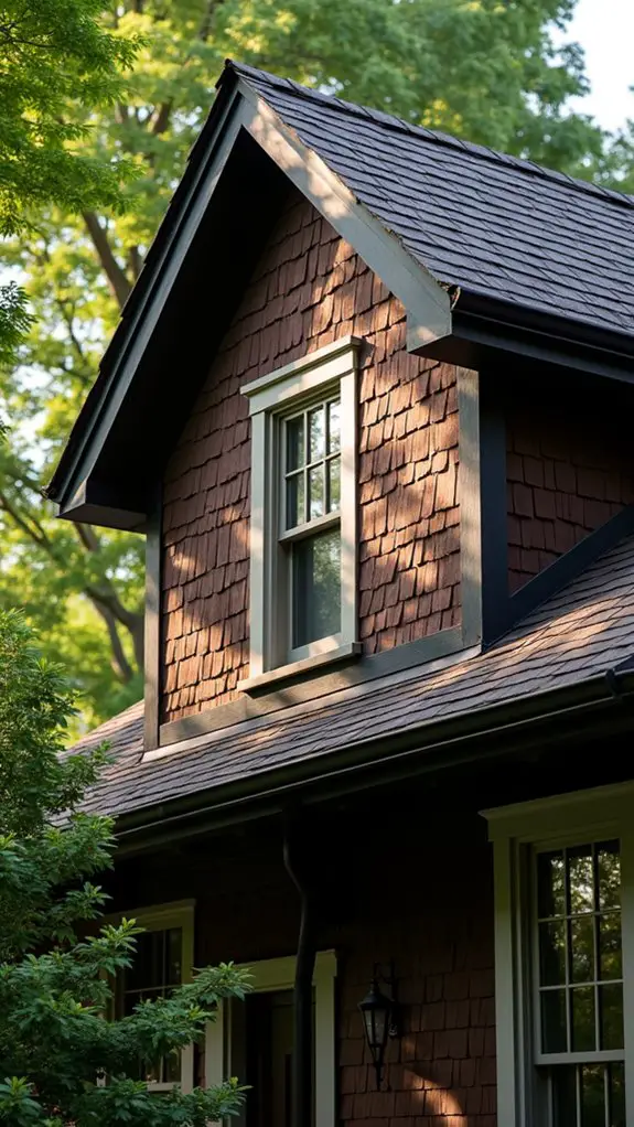 distinctive angular shingle design