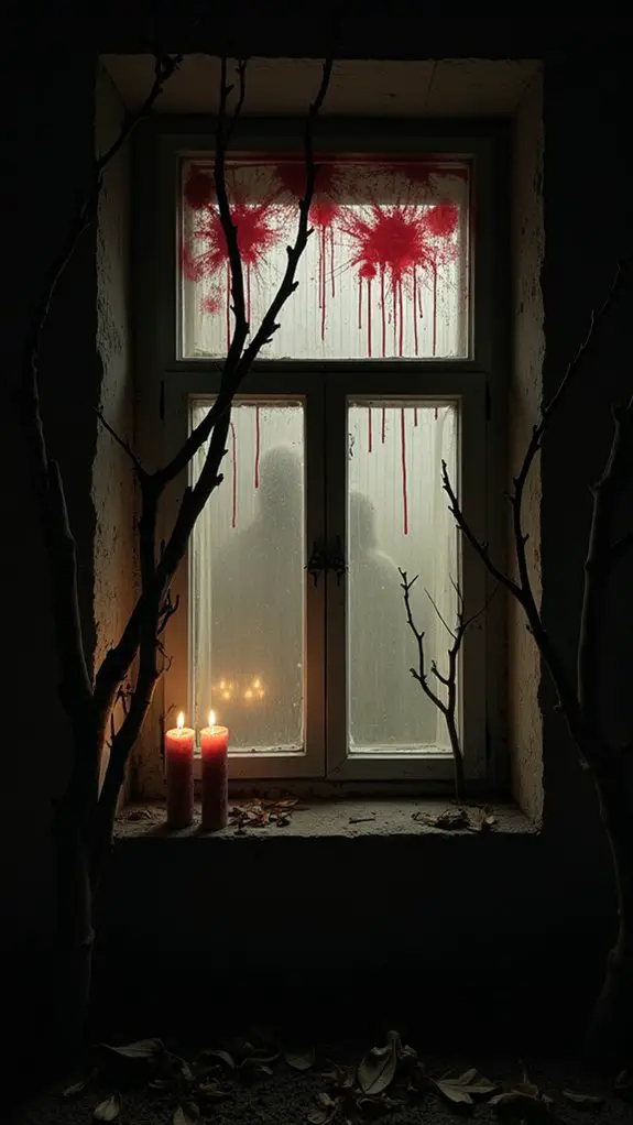 diy chilling blood spatter
