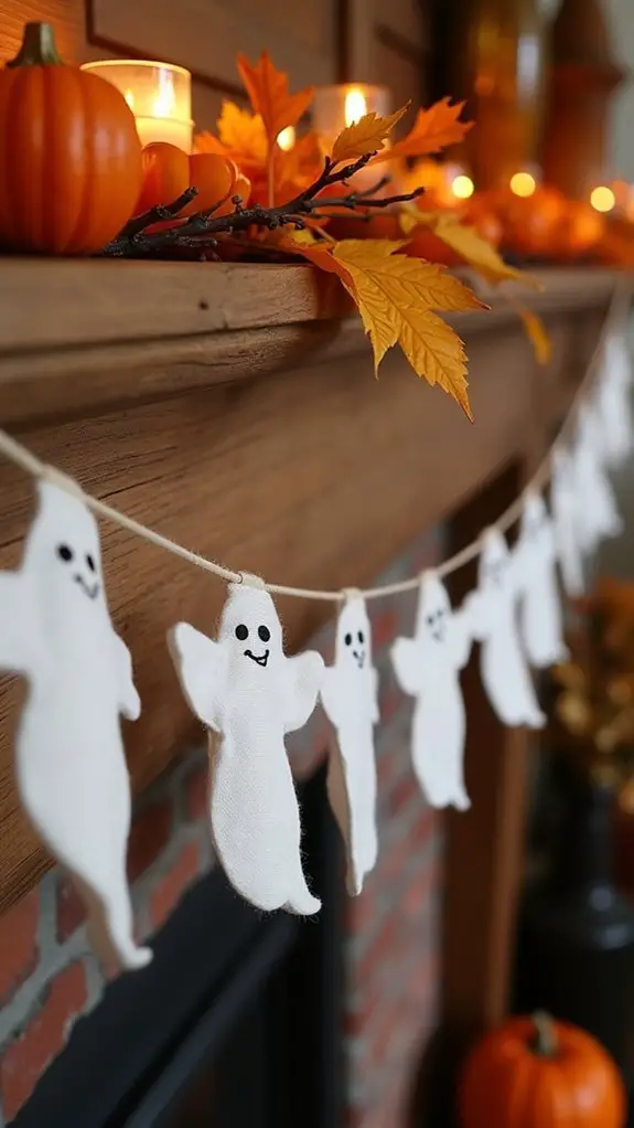 diy ghost garland tutorial