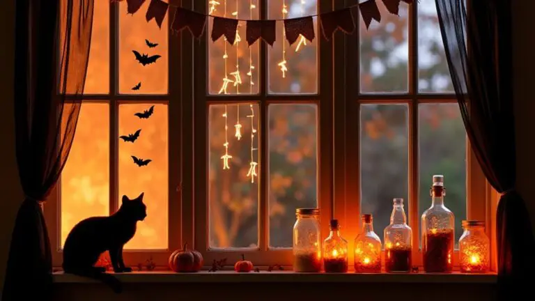diy halloween window decorations