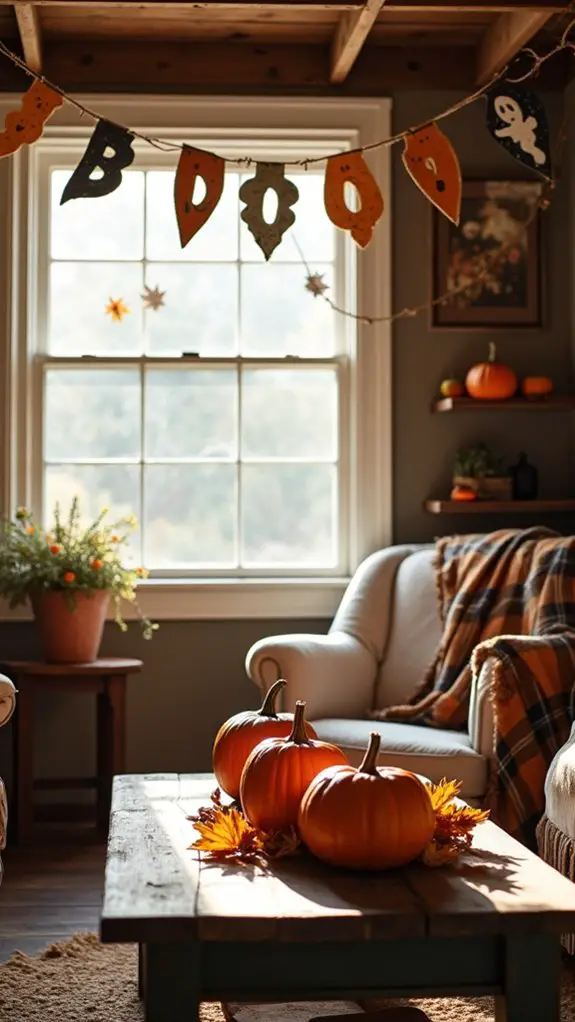 diy spooky phrase banners