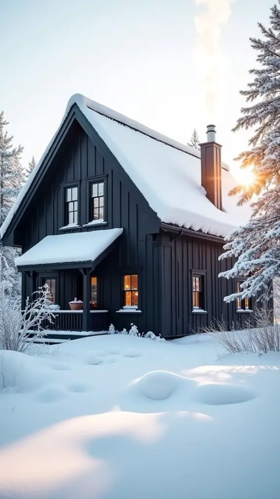 dramatic black and white