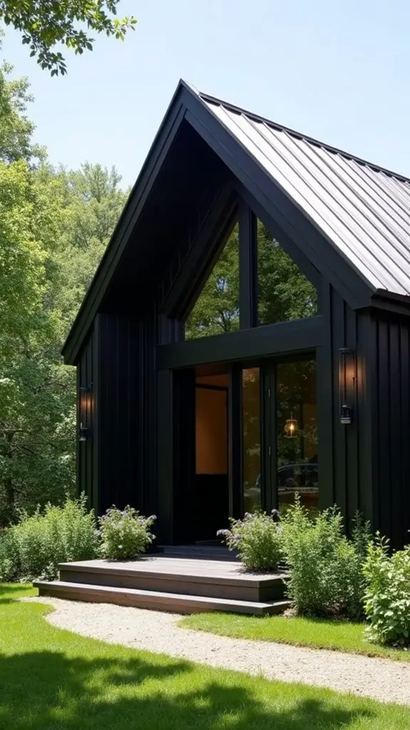 dramatic silhouette and contrast