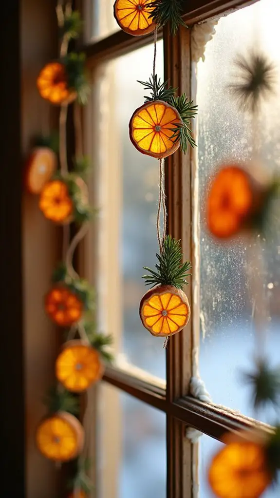 dried citrus slice garland