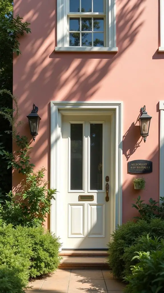 dusty rose exterior charm