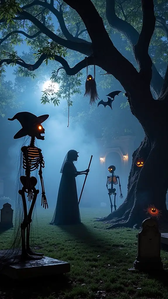dynamic halloween yard displays