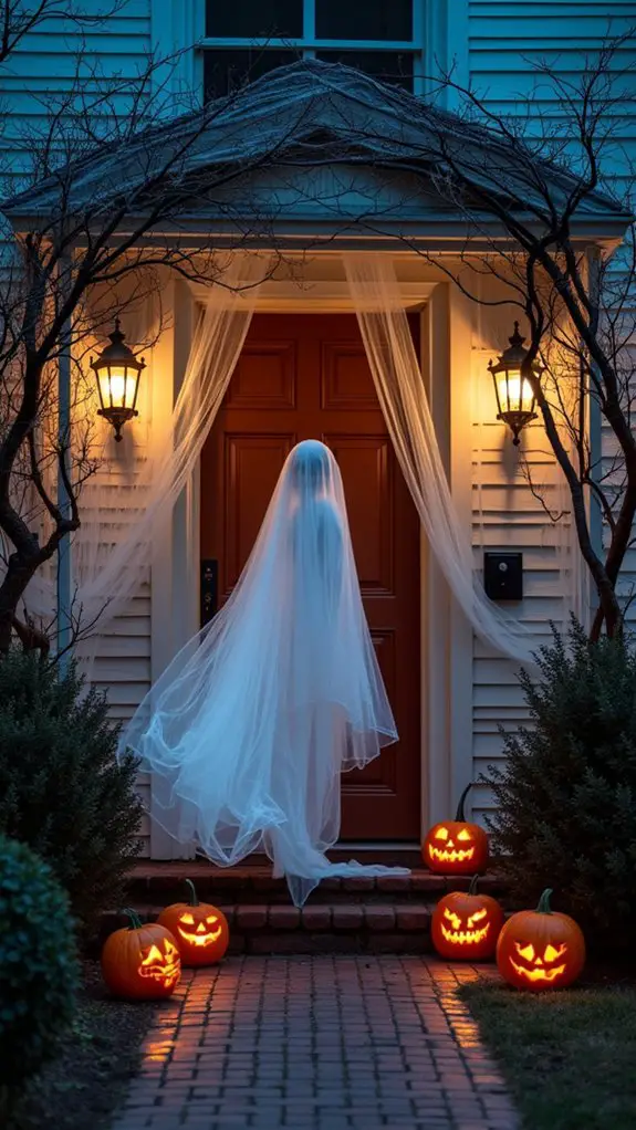 eerie floating ghost decorations