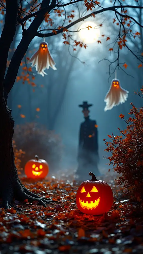 eerie ghostly lantern ambiance