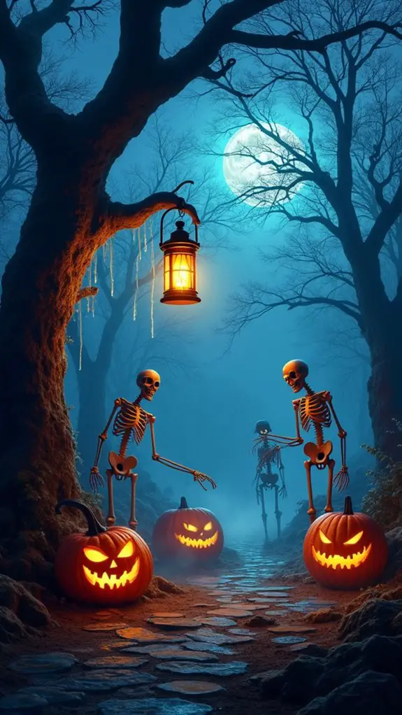 eerie halloween lighting effects