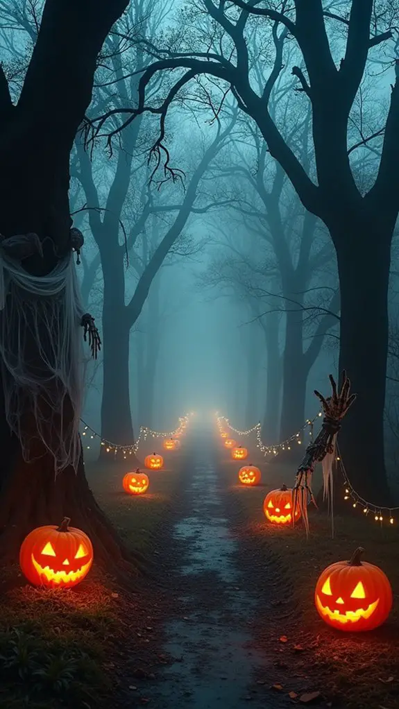 eerie halloween pathway experience
