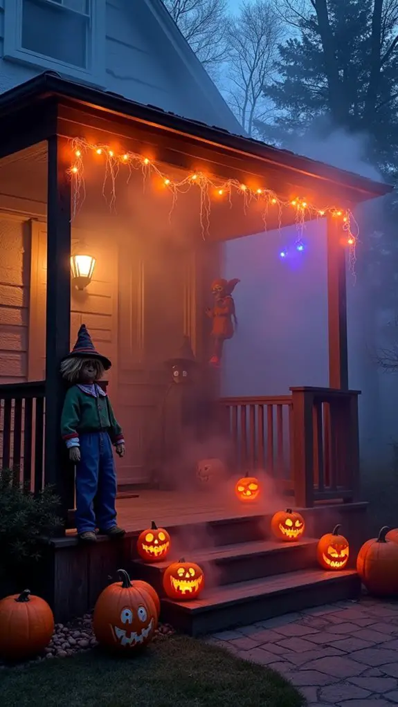 eerie outdoor fog atmosphere