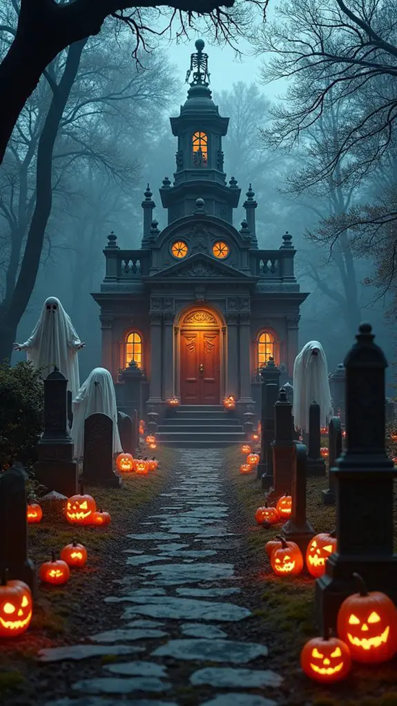 eerie personalized halloween tombstones