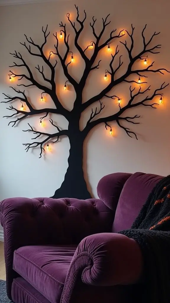 eerie removable halloween decor