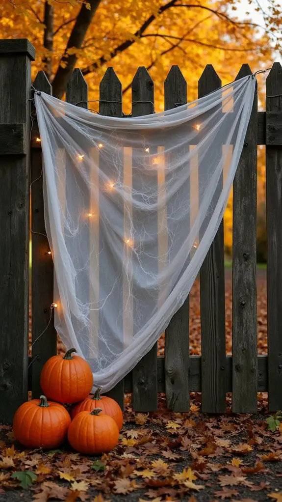 eerie rustic fence decoration