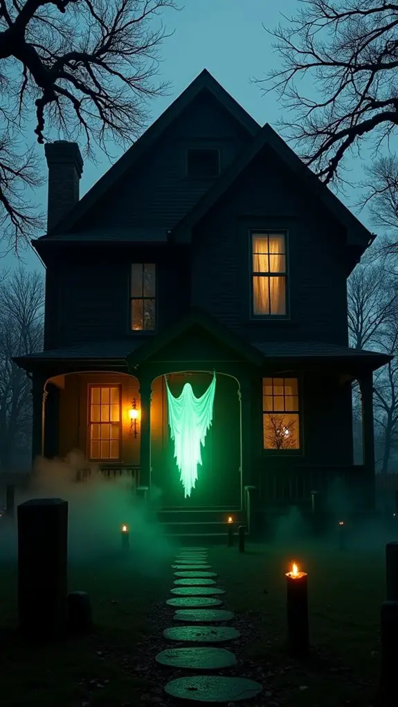 eerie shadows and spotlights