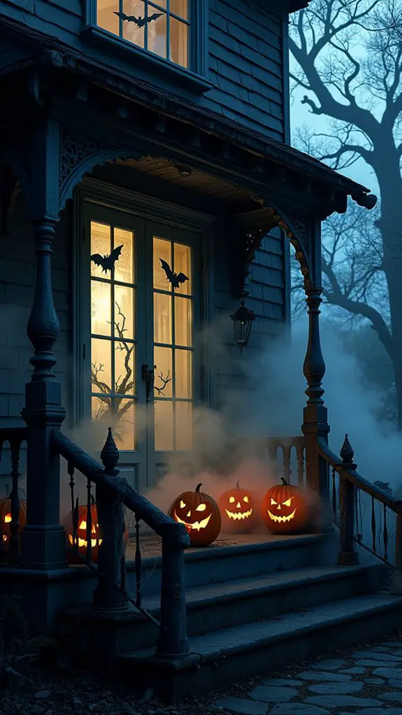 eerie silhouettes create spookiness