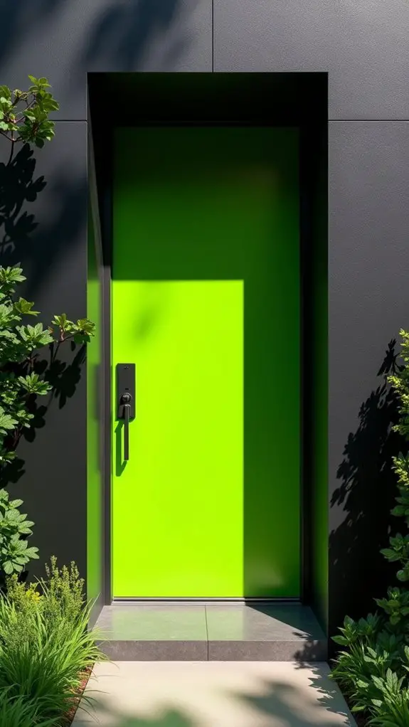 electric lime door surprise