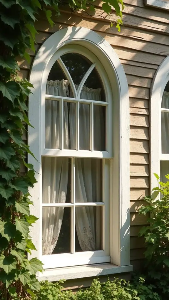 elegant arched top windows