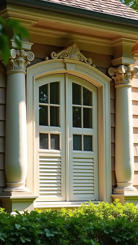 elegant architectural window accents
