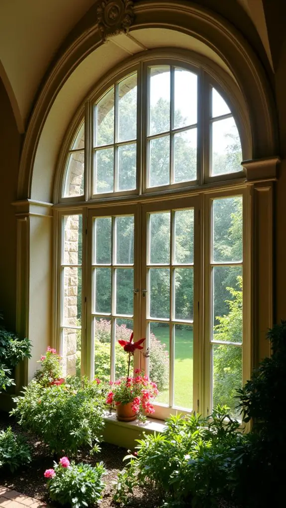 elegant bay window archways