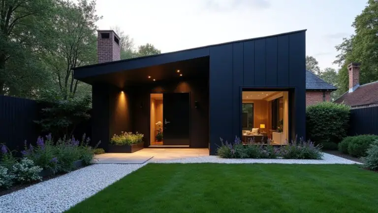 elegant black house designs