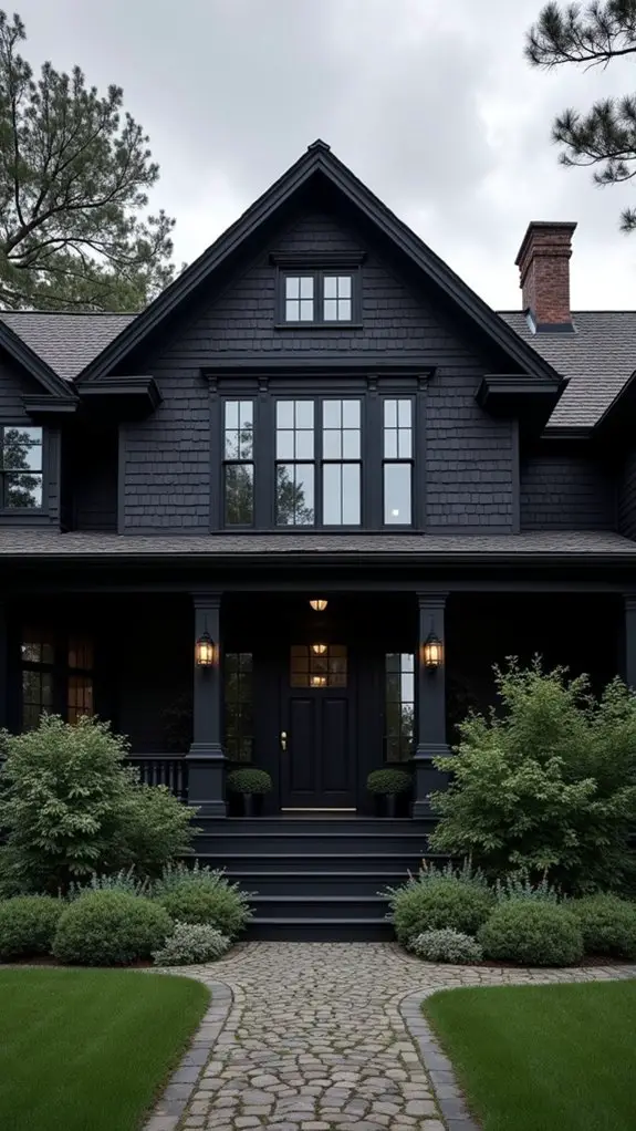 elegant dark gray sophistication