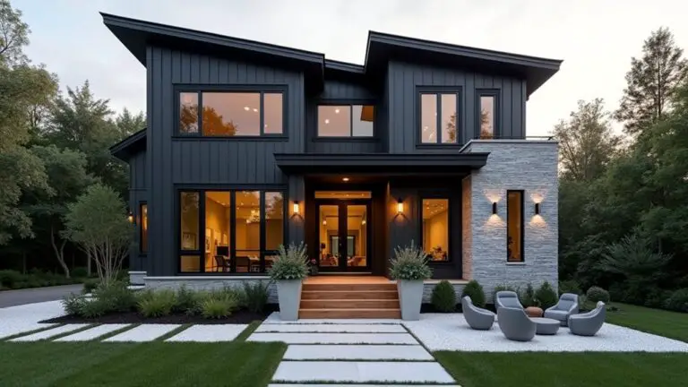 22 Gray Black And White House Exteriors That Balance Perfectly elegant gray black white exteriors