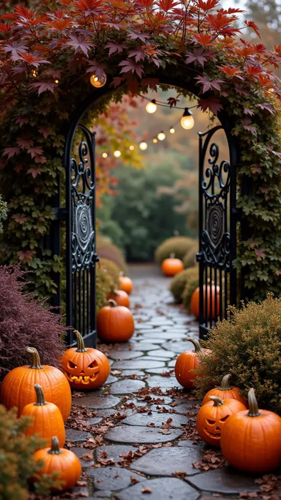 elegant halloween treat stations