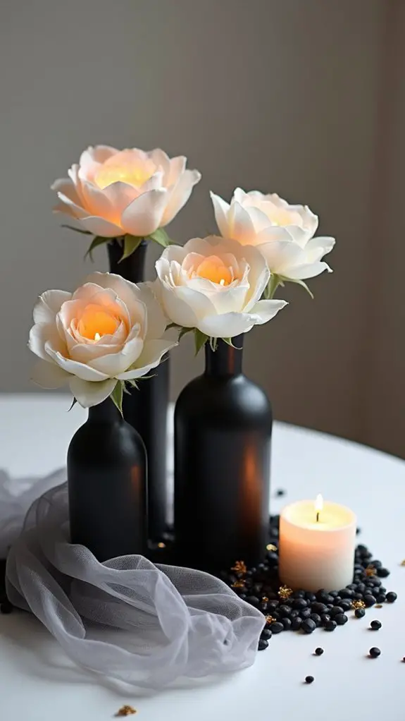 elegant minimalist halloween decor