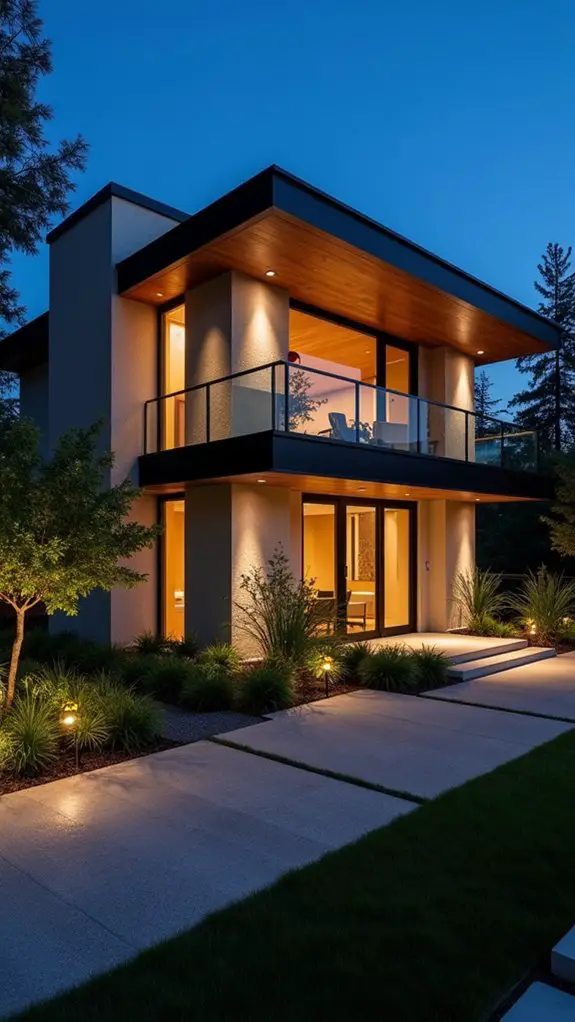 elegant minimalist spotlighting design