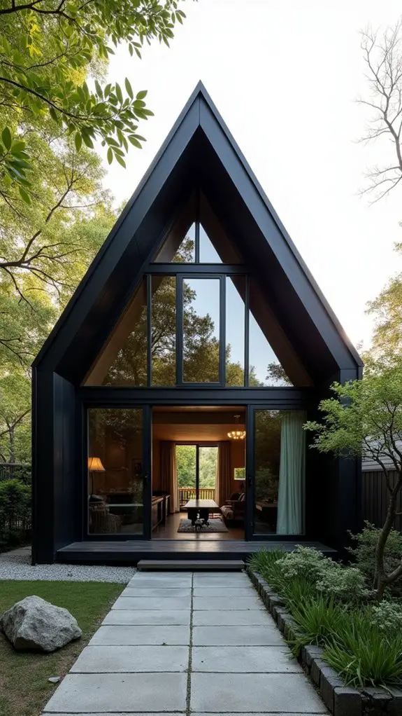 elegant modern a frame design