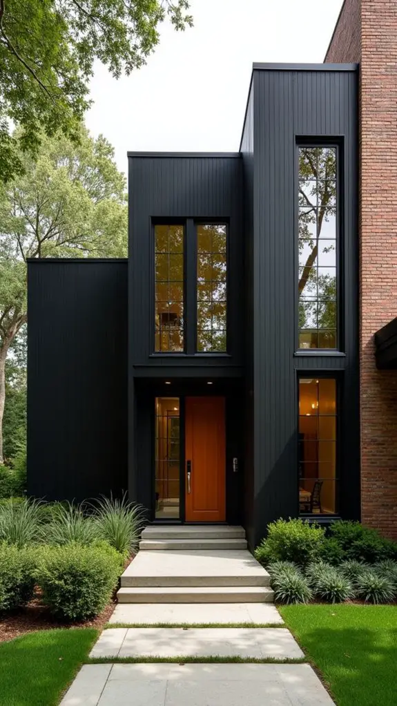 elegant modern brick retreat