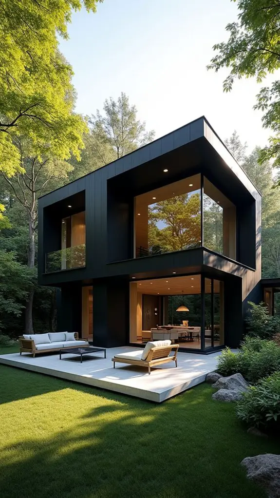 elegant modern nature integration