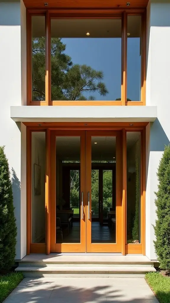 elegant natural light entryway