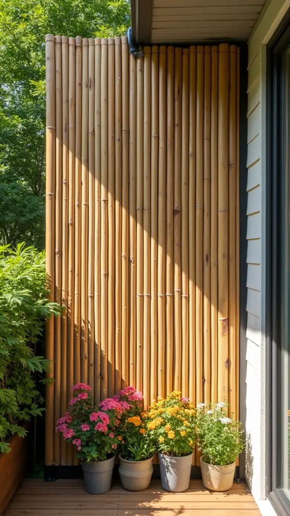 elegant natural outdoor barrier