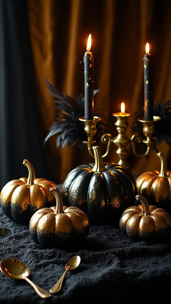 elegant pumpkin centerpiece decor