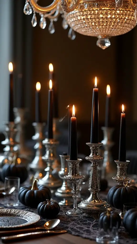 elegant scented candle ambiance
