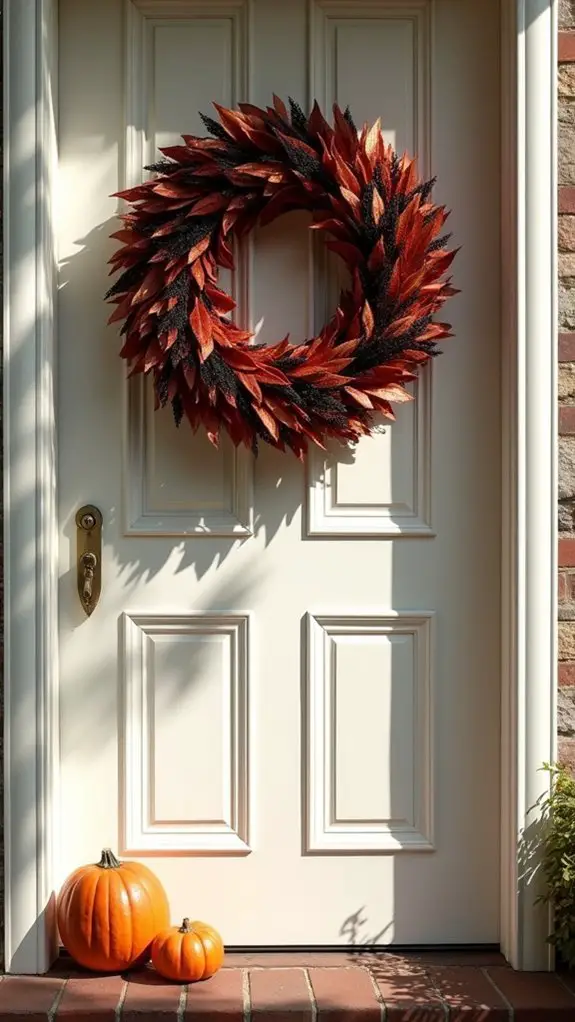 elegant seasonal front door