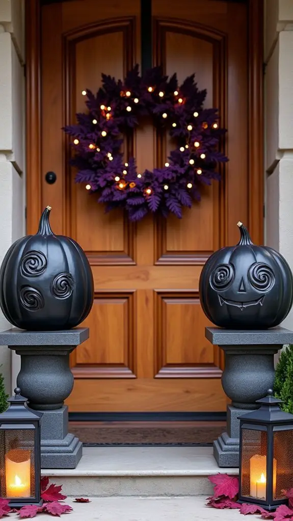 elegant seasonal pumpkin decor