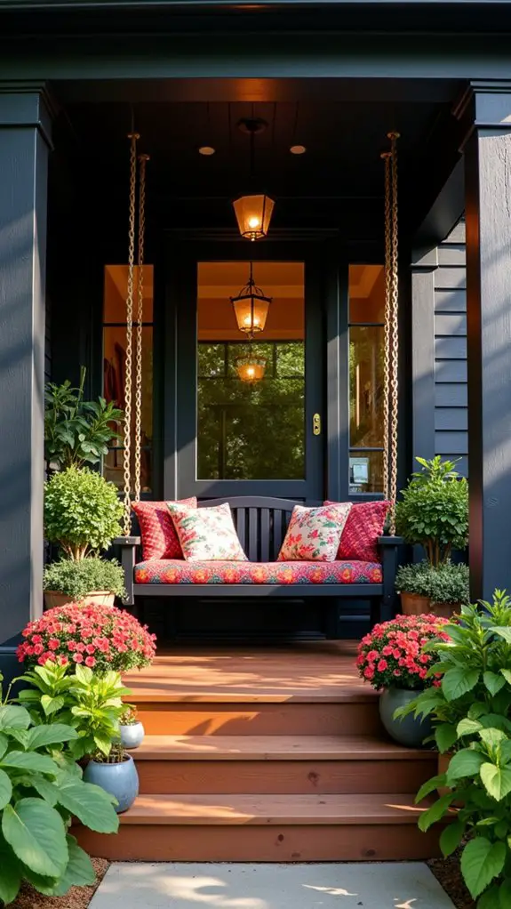 elegant swing for relaxation