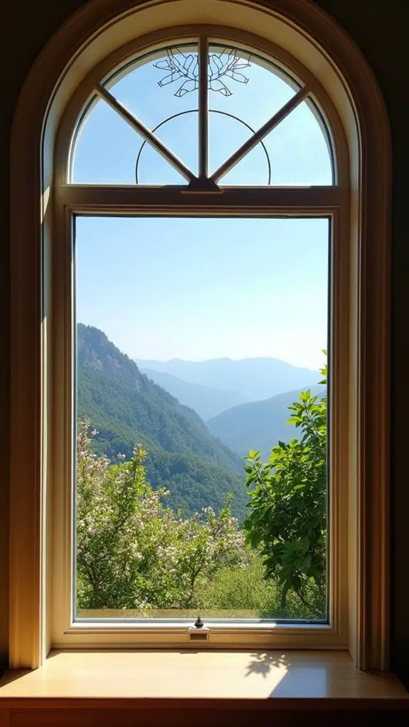 elegant transoms enhance windows