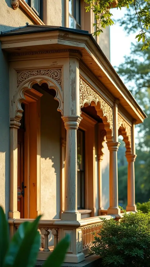 elegant victorian overhang designs