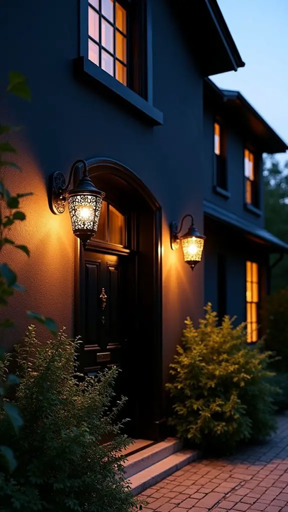 elegant vintage black lights