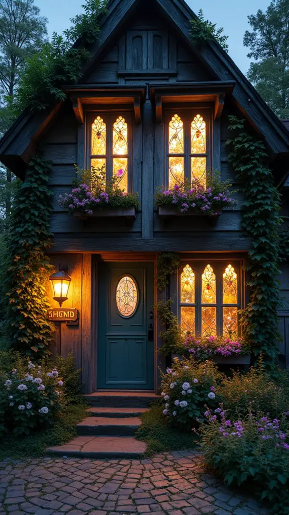 elegant whimsical glass accents