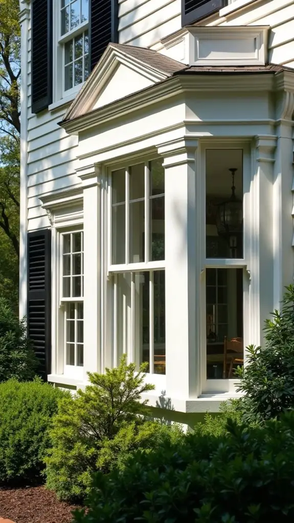 elegant wide window casings