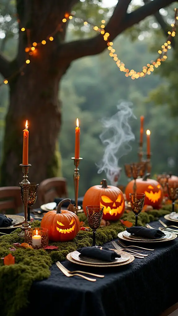 enchanted forest halloween decor