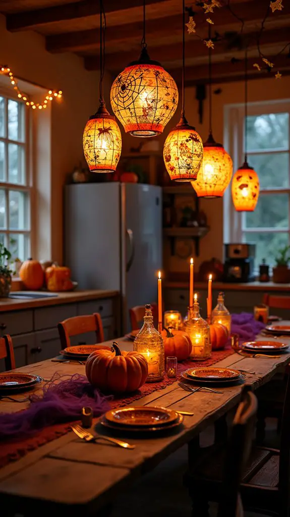 enchanted lanterns create ambiance
